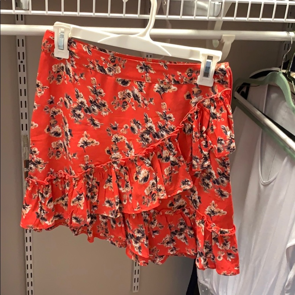 Floral Topshop miniskirt